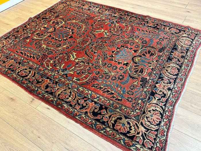 Antigo Sarouk dos EUA - Carpete - 205 cm - 166 cm