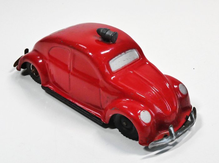 GAMA (US-zone,Germany) #  - Jucărie din tinichea VW / Volkswagen Brilkever / Brezelkäfer, friction - 1940-1950 - Germania
