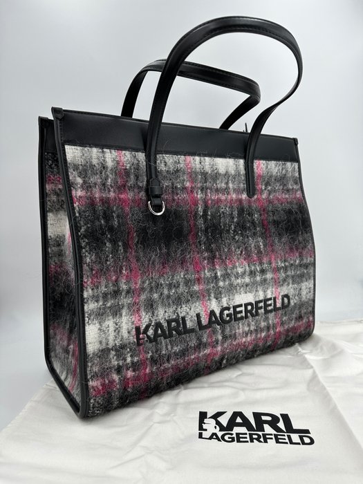 Karl Lagerfeld - K/SKUARE Large Tote CHECKERS - Borsa a spalla