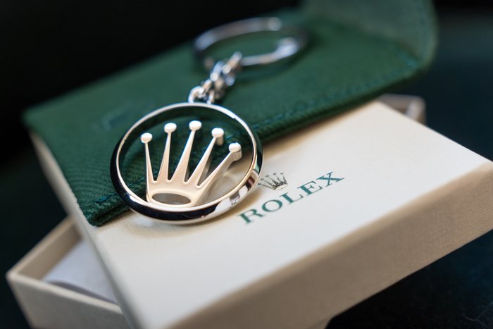 Rolex Crown Key Chain in Case - Rolex Key Case whith Box - Porta-chaves (1)