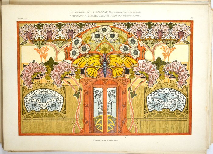 Guerinet [éditeur] - Journal de la décoration. Dekorative vorbilder. - 1897-1910