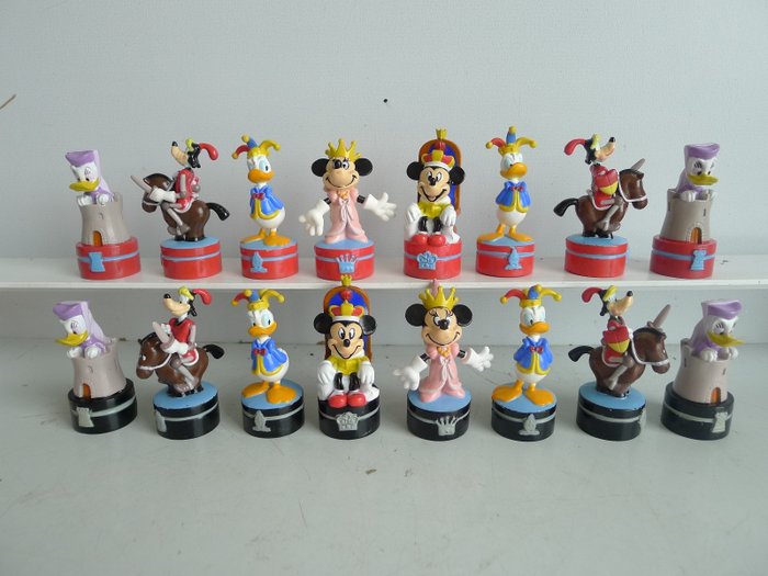 Disney's Mickey Mouse & Co. - 3-D - Sjakk sett - PVC