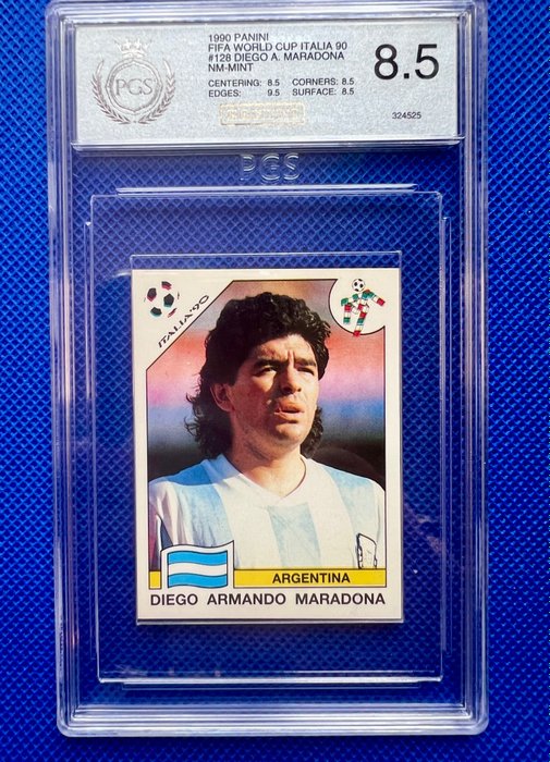 1990 - Panini - World Cup Stickers - Diego Maradona - #128 - 1 Sticker