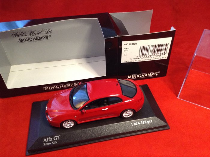 Minichamps 1:43 - 1 - Modellauto - ref. #120321 Alfa Romeo GT Coupé 2003