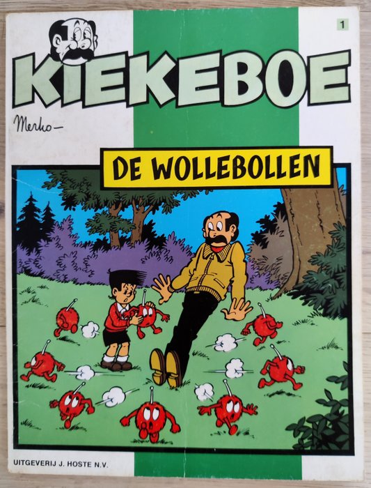 Kiekeboe 1 - De Wollebollen - 1 Album - Första upplagan - 1978