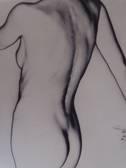 Man Ray (Emmanuel Radnitsky, dit, 1890-1976) - Solarization (Nude torso)