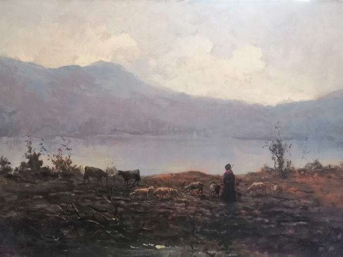 Umberto Ziveri (1891-1971) - Paesaggio di montagna