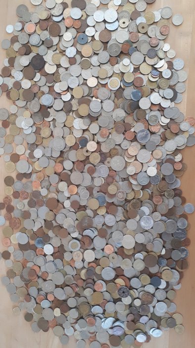 World. Lot of 9 kg  coins