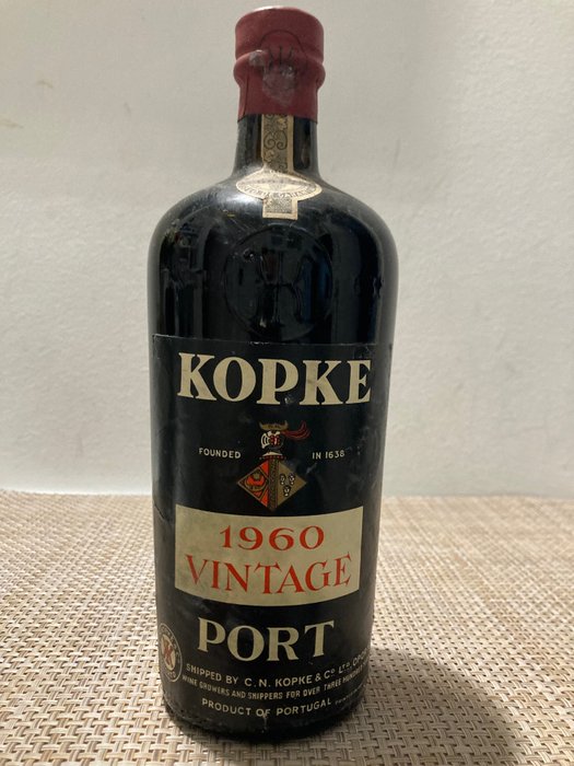 1960 Kopke - Oporto Vintage Port - 1 Bouteille (0,75 l)