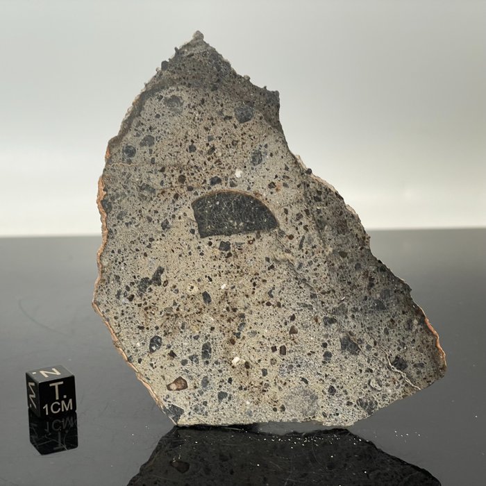 XXL!!! HOWARDITE NWA 16091 Neue Klassifizierung, nur 2,1 kg klassifiziert VESTA-Meteoriten-Asteroid. Endschnitt - 23.5 g