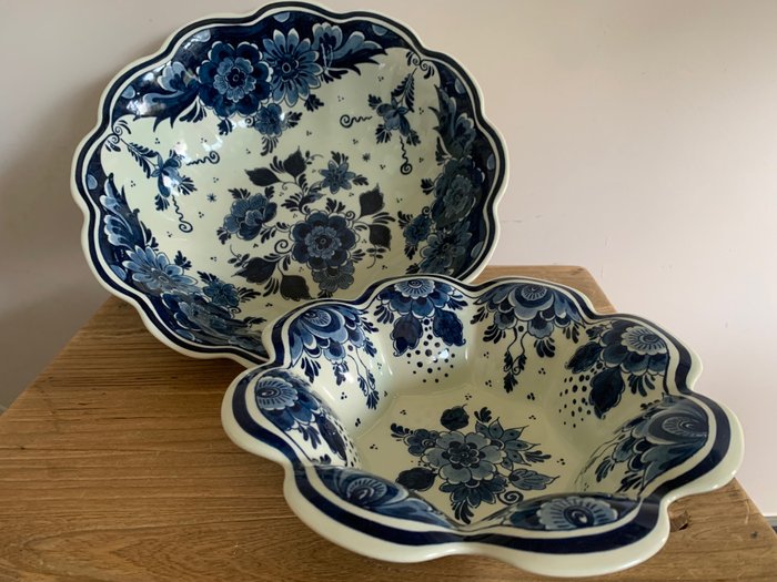 Goedewaagen - Delfts Blauw - 水果盤 (2) - 陶器