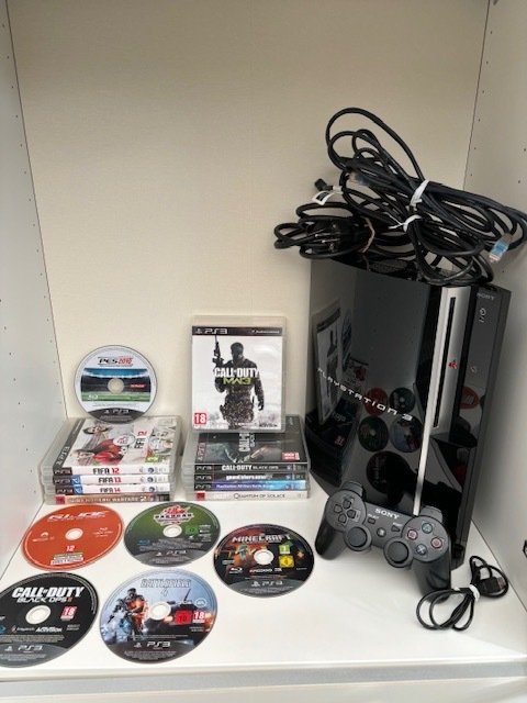 Sony - PlayStations 3 phat 80 gb and 1 original controller - Consolă jocuri video - Fără cutia originală