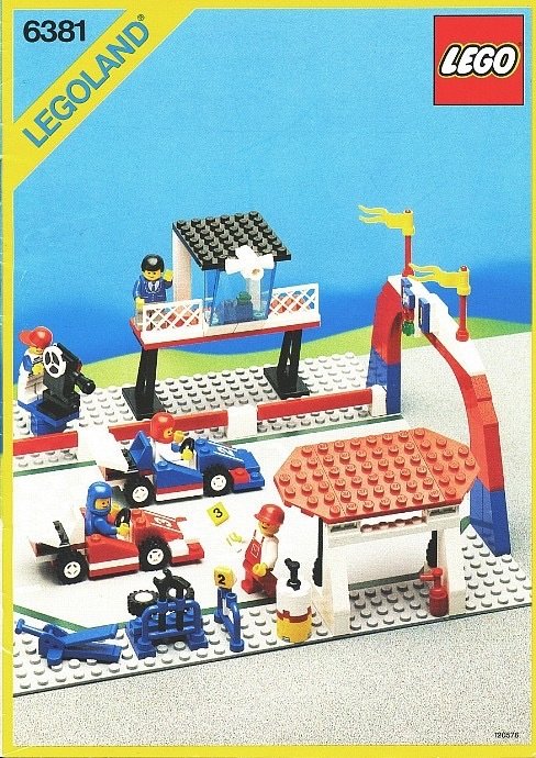Lego - Classic Town - 6381-1 - Motor Speedway - 1980-1990