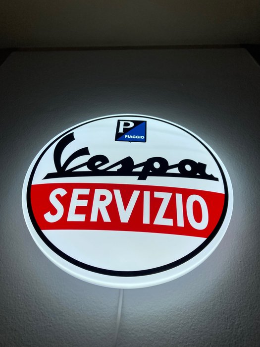 Sign - Vespa - Vespa LED advertising sign