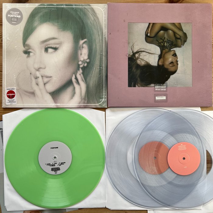 Ariana Grande - Positions + Thank u, next - 2 LPs,  colored Vinyl - USA Press Limited Edition, mint! - Różne tytuły - LP - Coloured vinyl - 2020