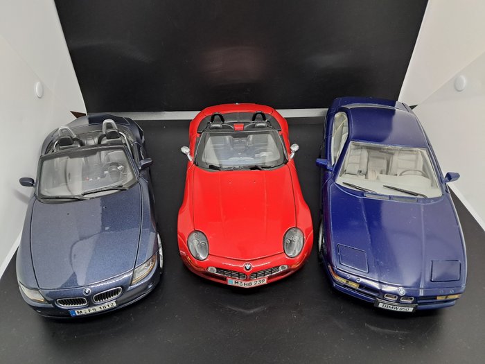 Revell, Maisto, 1:18 - 3 - Modell sportkocsi - BMW 850, Z4, en Z8