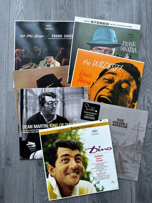 Frank Sinatra, Dean Martin - No One Cares, Look To Your Heart, Come Dance With Me, Watertown, Dino, King Of The Road, The Wildest - 多個標題 - 黑膠唱片 - 140 克, 180克, 立體聲, 重新發行, 重新製作 - 1984