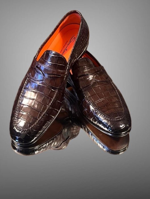 Santoni - Loafers - Storlek: Shoes / EU 44.5