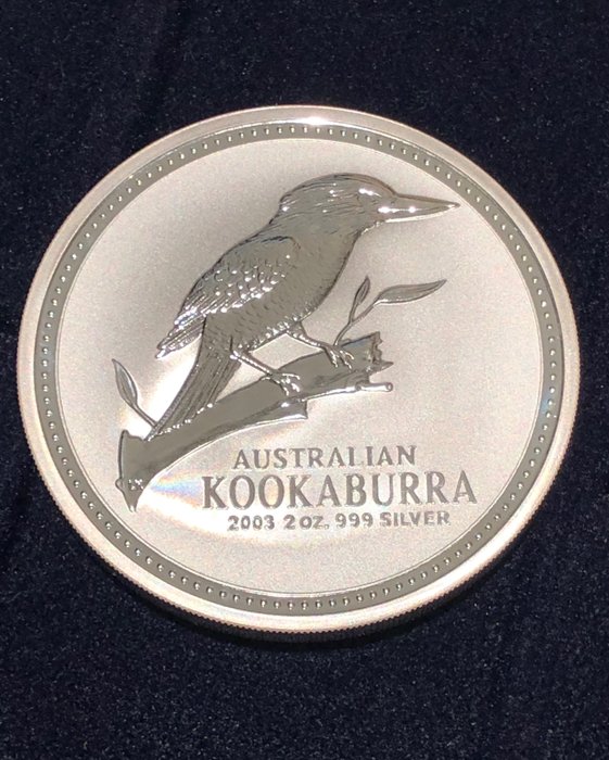 澳大利亚. 2 Dollars 2003 Kookaburra, 2 Oz (.999)