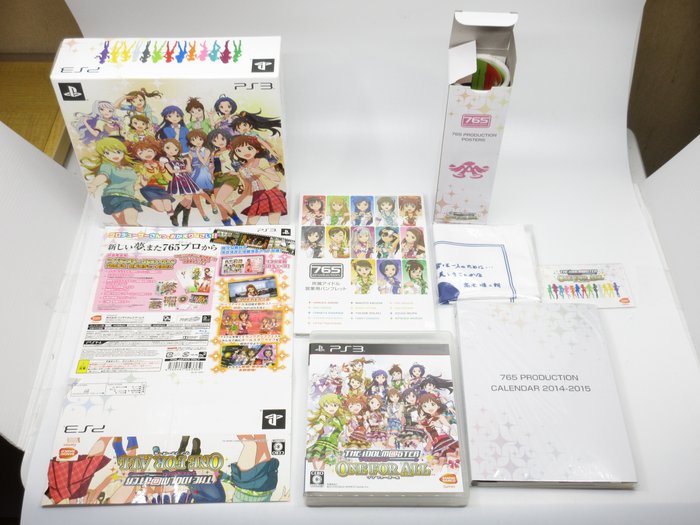 Bandai Namco - Idolmaster Idol Master One For All アイドルマスター ワンフォーオール 765 Produce Calendar Posters Box Japan - PlayStation3 (PS3) - Conjunto de videojogos (1) - Na caixa original