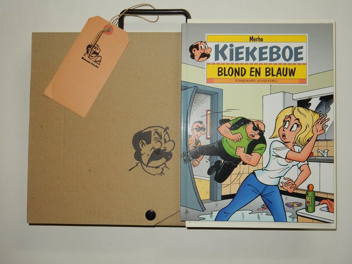 Kiekeboe - Blond en Blauw - Auteursexemplaar 40 ex - Met 6 gesigneerde prenten + koffertje met label - 1 Album - 第一版 - 1999