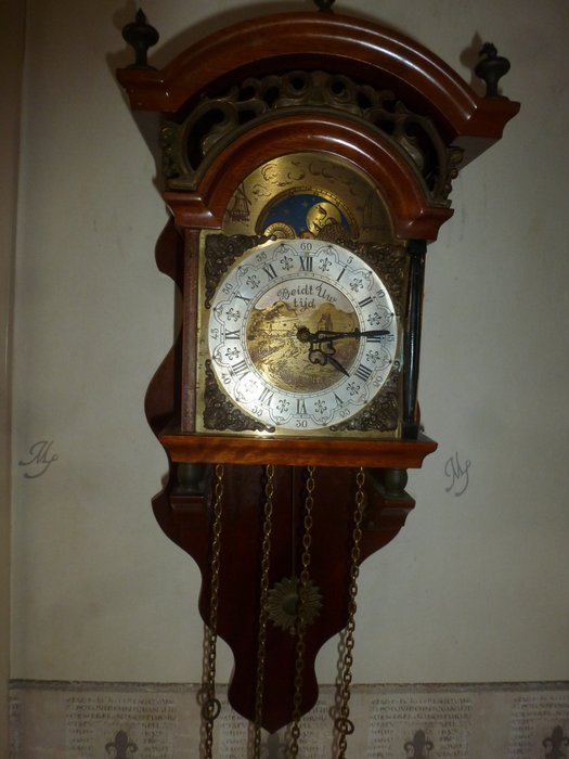 Wanduhr - Sallander-Uhr - Holz, Mahagoni - 1950-1960