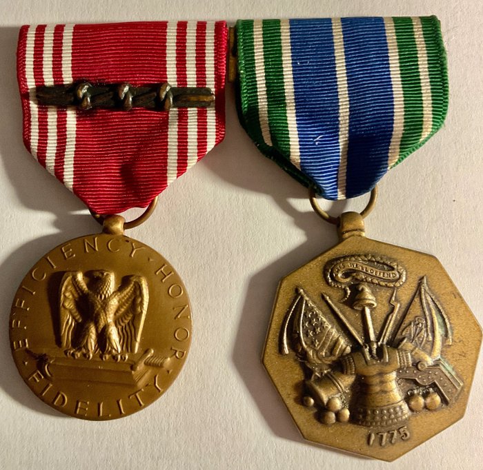 美國 - 獎牌 - Zwei Amerikanische - Auszeichnungen - Orden Vietnam