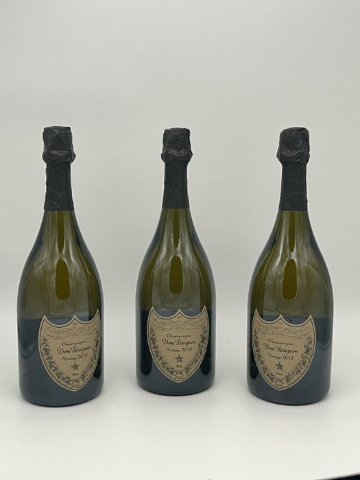 2013 Dom Pérignon - Champagne Brut - 3 Bottiglie (0,75 L)