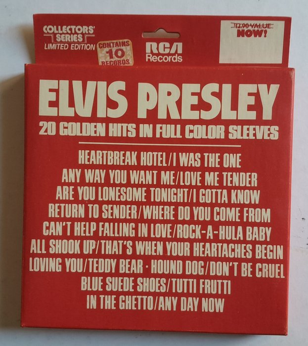 艾維斯·普里斯萊/貓王 - Elvis Presley – 10 Records 20 Golden Hits In Full Color Sleeves - 多個標題 - 黑膠唱片 - 1977