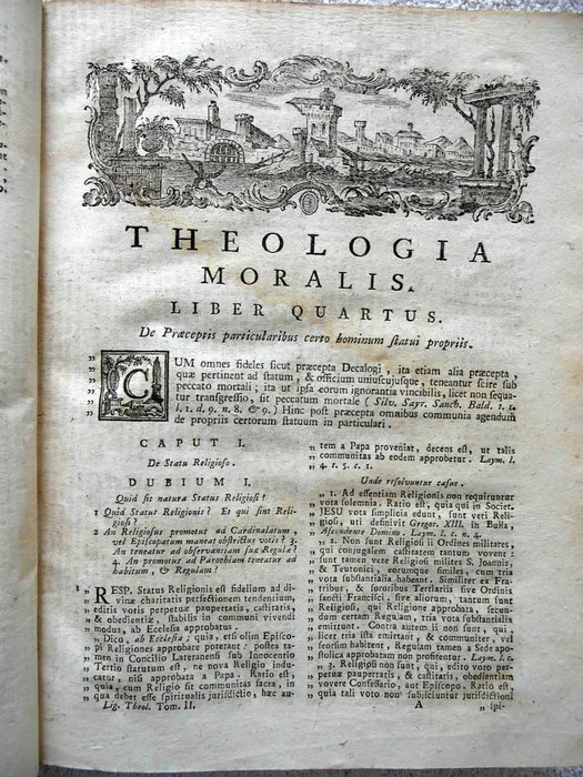 Alfonso Maria de’ Liguori - Theologia Moralis..., Teil2 und Teil 3. - 1793