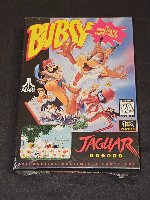Atari - Jaguar - Bubsy - 电子游戏 (1) - 原装盒未拆封