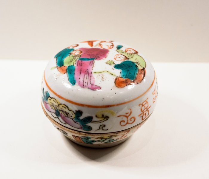 Caja - Porcelana - China siglo XIX