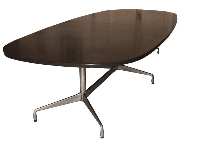 Charles & Ray Eames - Pöytä (1) - ET-158 SEGMENTETTI - Alumiini, Ruusupuu