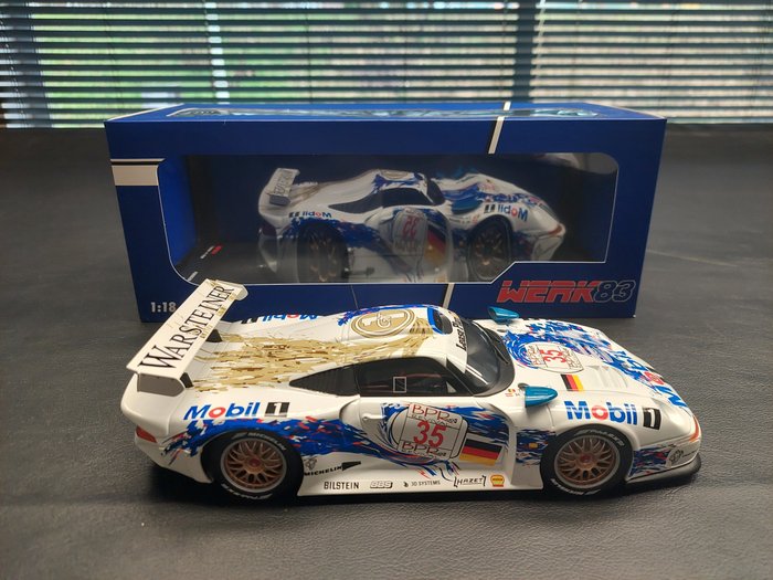 Works 83 1:18 - 1 - Αυτοκίνητο μοντελισμού - Porsche 911 GT1 winner 4h. Spa 1996