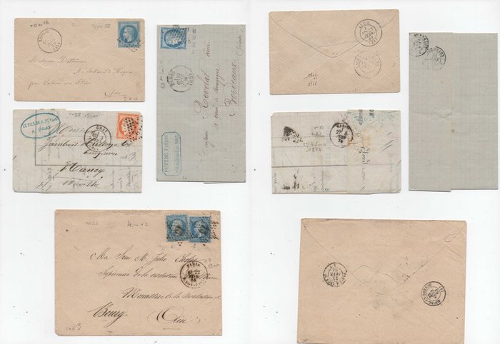Frankrijk  - Veel oude brieven en documenten