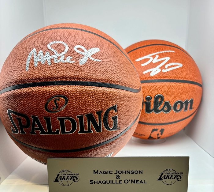 LA Lakers & Boston Celtics - NBA Basketball - Magic Johnson & Shaquille O’neal - Basketball