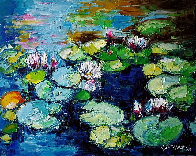 Malgorzata Stefaniak (XX-XXI) - Water Lilies