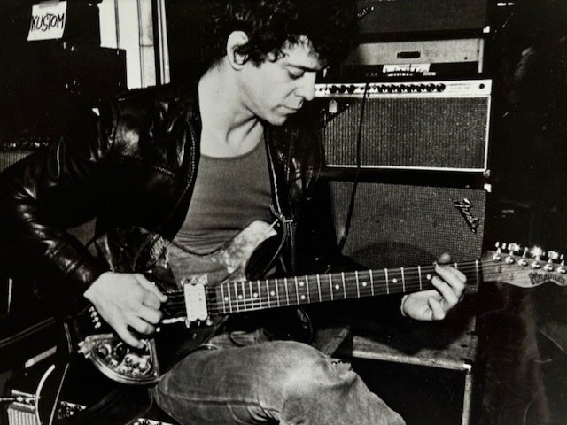 David Mc Gough - Lou Reed playing guitar, NYC, 1970s