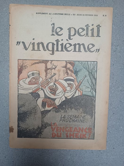 Le Petit Vingtième 8 - Les aventures de Tintin, reporter, en Orient - 1 Album - 1933