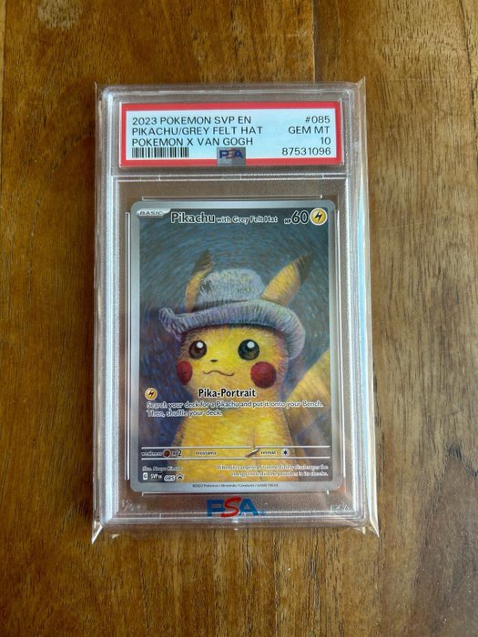 Pokémon - 1 Graded card - Hyper Rare! - Pikachu Van Gogh - Collectors Item - PSA10 - Pikachu - PSA 10