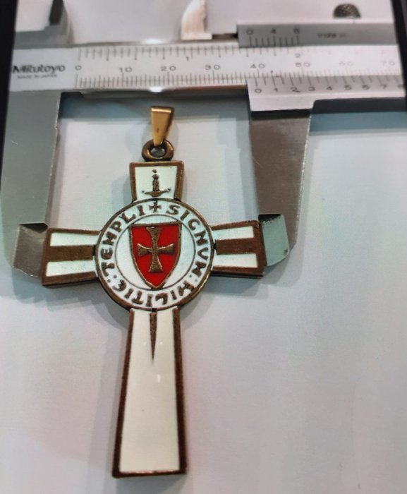十字架 (1) - 铁（铸／锻） - 中世纪双面十字圣殿骑士