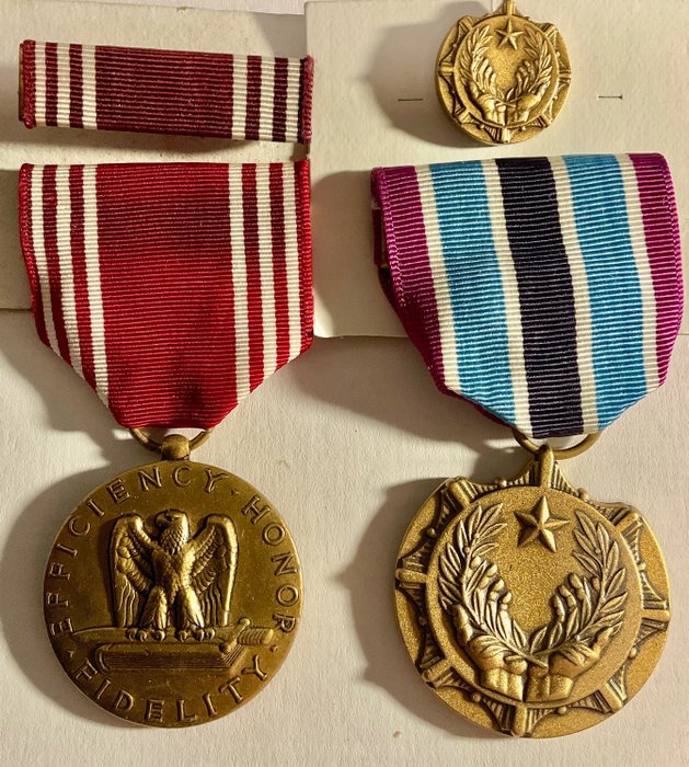 Verenigde Staten van Amerika - Medaille - Zwei Amerikanische - Auszeichnungen - Orden - Antarktis