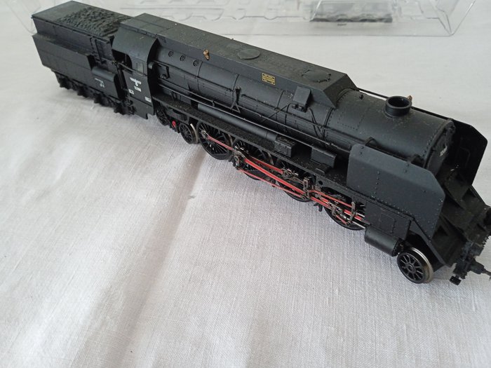 Liliput H0 - 1012133 - 連煤水車的蒸汽火車 (1) - 帶有第三帝國鷹徽章的 BR 214 - ÖBB