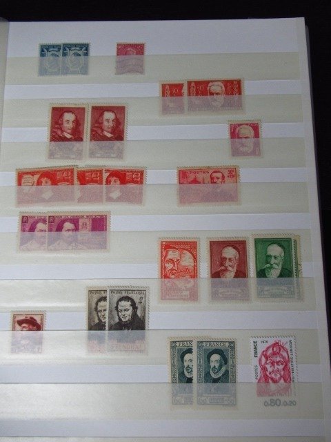Frankrig  - avanceret frimærkesamling