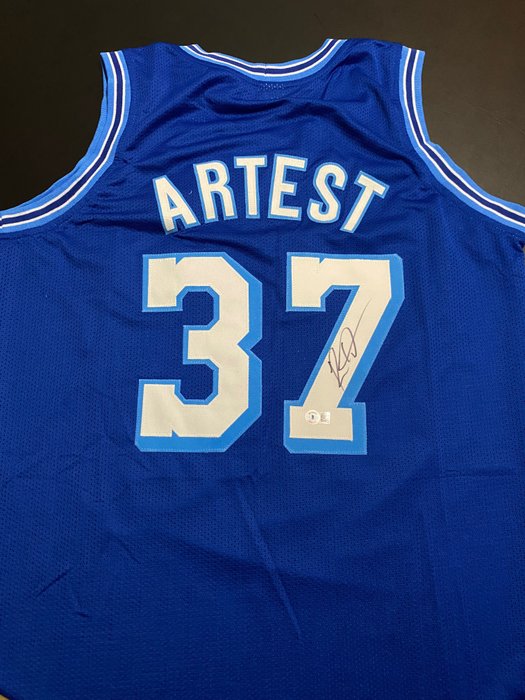NBA - Ron Artest signed (Beckett) - 定制篮球球衣 