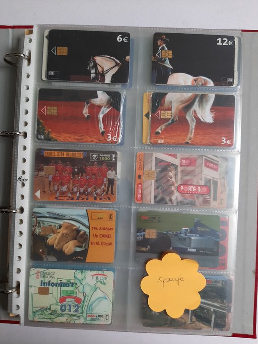 Collectie telefoonkaarten - Spaanse telefoonkaarten