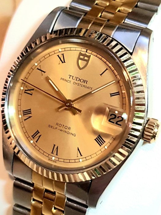 Tudor - Prince Oysterdate - Ref. 74033 "Gold Roman Numeral Dial" - 男士 - 1989年