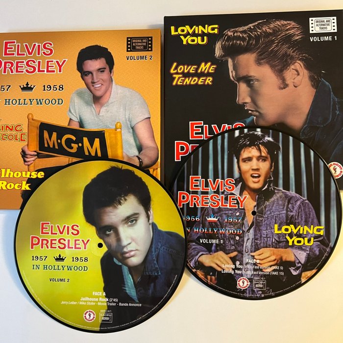 Elvis Presley - Eske-sett, Elvis Presley Picture Disc-bokssett - Nummereret