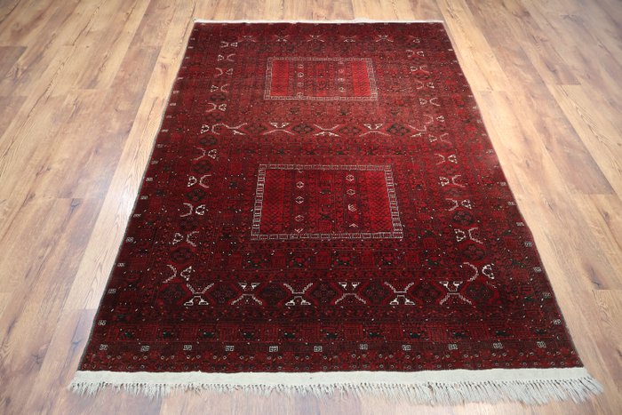 阿富汗布哈拉装饰艺术 - 地毯 - 238 cm - 156 cm