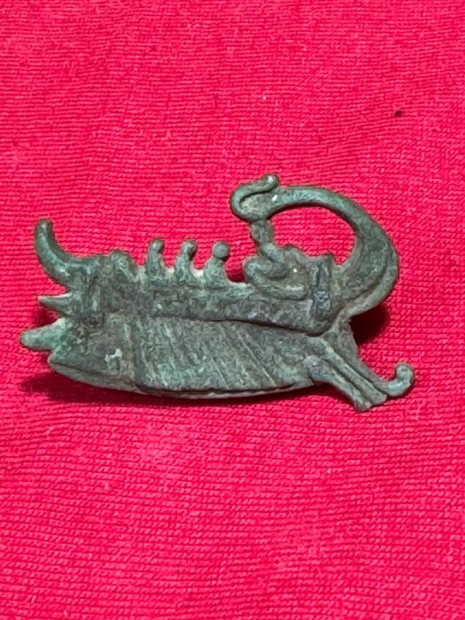 古羅馬 青銅色 Fibula - 36 mm